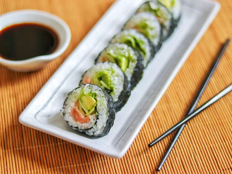 Who knew rice wrapped in seaweed was this good?